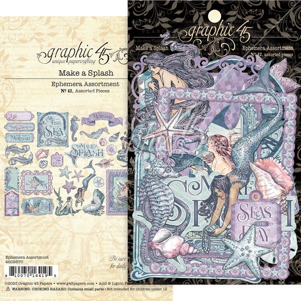 Graphic 45 Make a Splash Ephemera