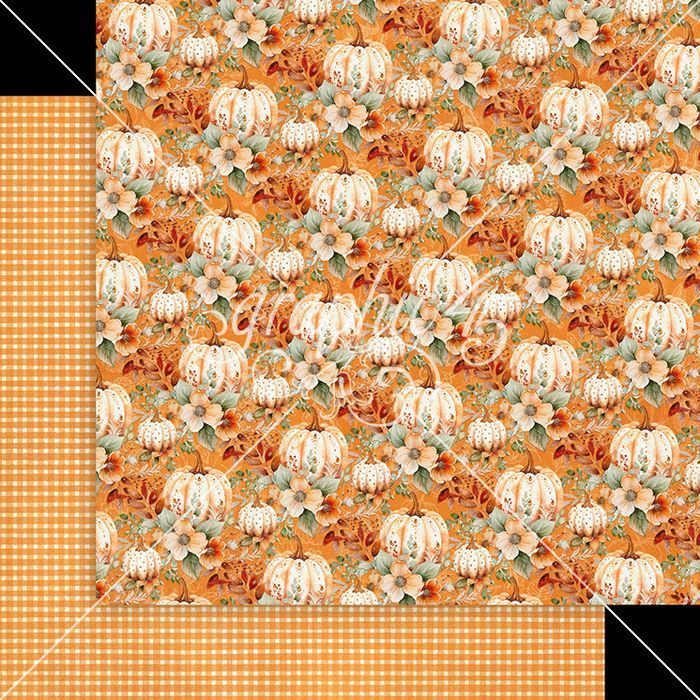 Graphic 45 Autumn Greetings: Happy Harvest 12x12 DS Paper (1 Sheet)