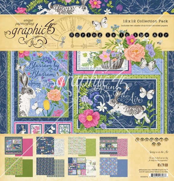 Graphic 45 Spring Is In The Air 12"X12" Collection Pack