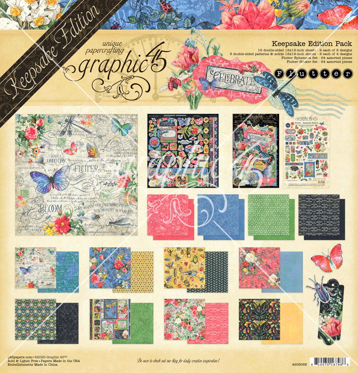 Graphic 45 Flutter Keepsake Edition