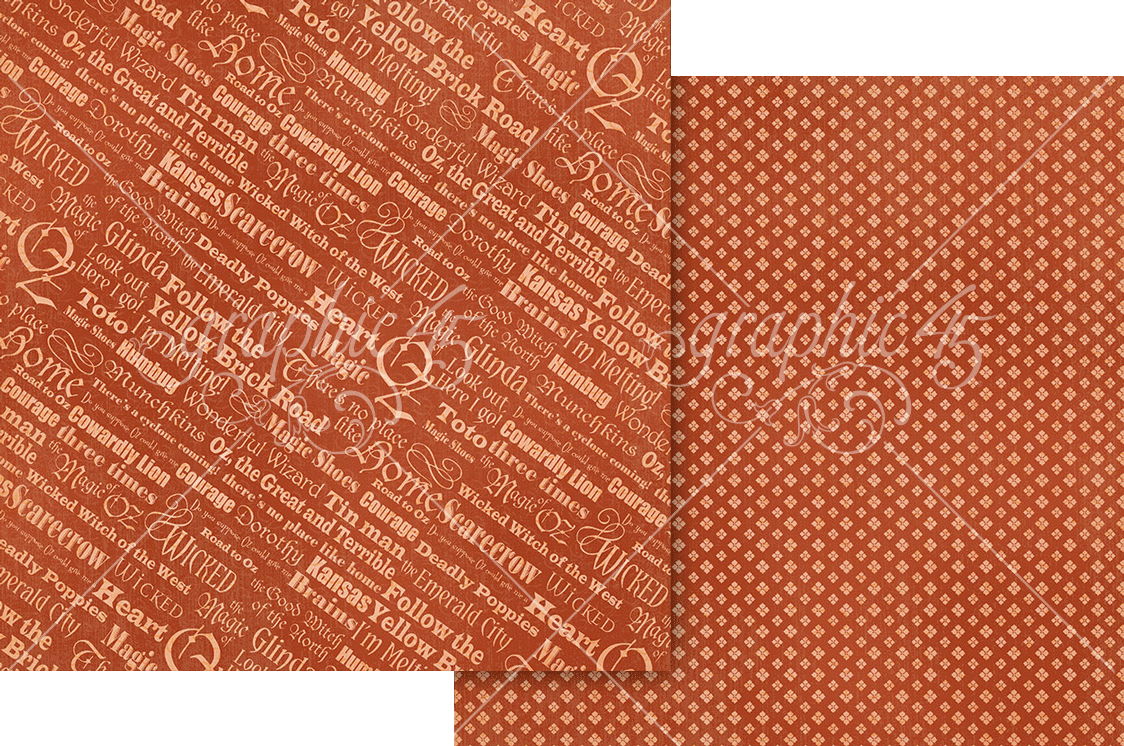 Graphic 45 You Were There All Along 12x12 DS Paper (1 Sheet)