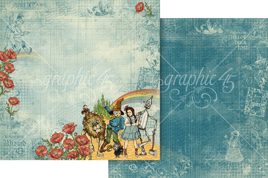 Graphic 45 Shared Experience 12x12 DS Paper (1 Sheet)