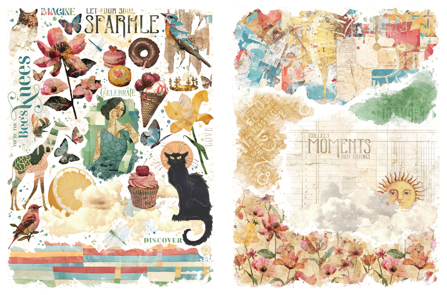 Graphic 45 Journaling Through Time Rub-on Transfers
