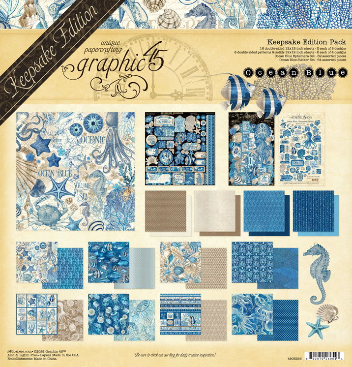 Graphic 45 Ocean Blue — Keepsake Edition