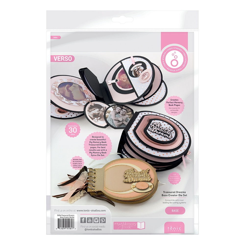 Tonic Studios Treasured Dreams My Memory Book Die Set
