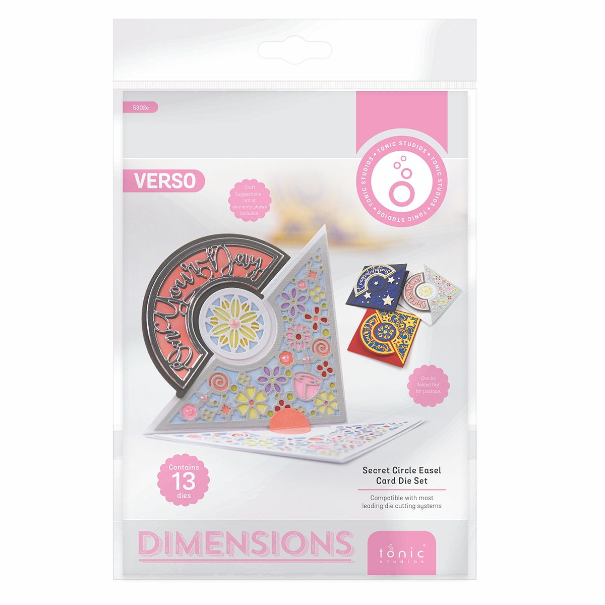 Tonic Studios Secret Circle Easel Card Die Set