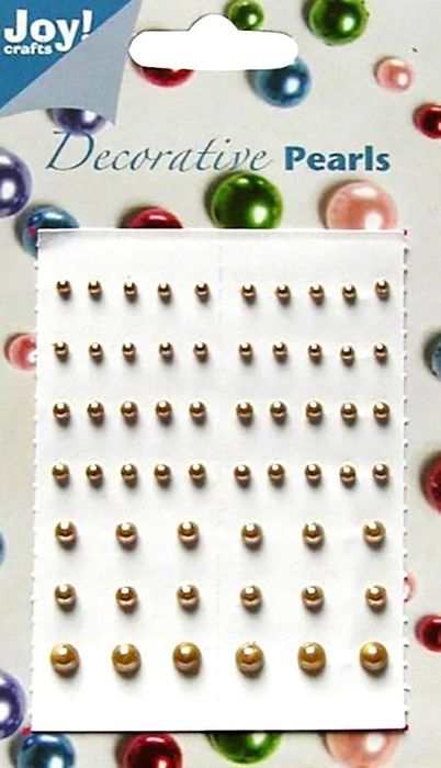 Joy! Crafts Decorative Pearls - Gold