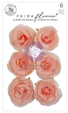 Prima Marketing Fabric Flowers- Peachy Keen/The Plant
