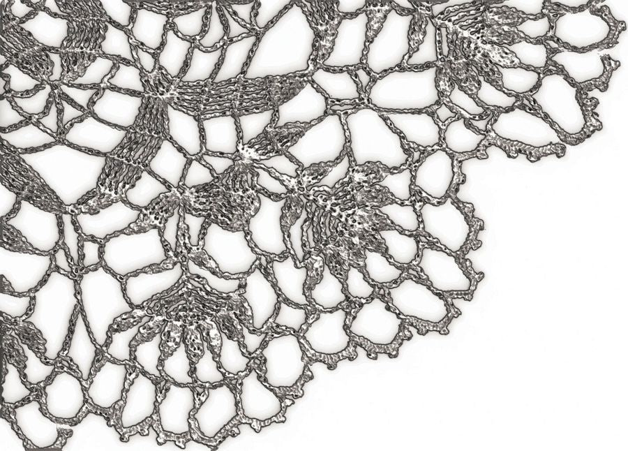 Sizzix 3D Texture Fades Embossing Folder By Tim Holtz-Doily