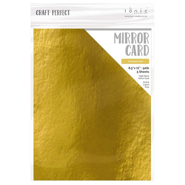 Polished Gold Mirror Card