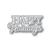 Memory Box Everyday Sentiments Happy Holidays Craft Die (AIR Exclusive)