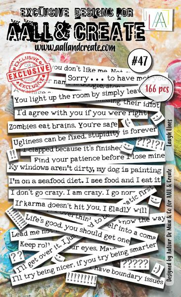 AALL and Create - Ephemera Die-Cuts - Laugh Lines