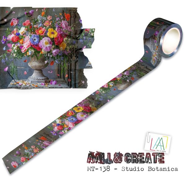 AALL and Create - Washi Tape 25mm x 10m - Studio Botanica (Layer-It-Up!)