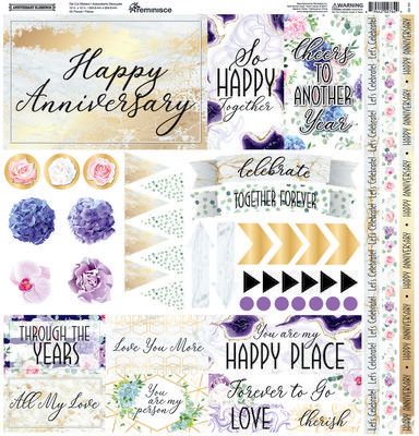 Reminisce Anniversary Blessings Stickers