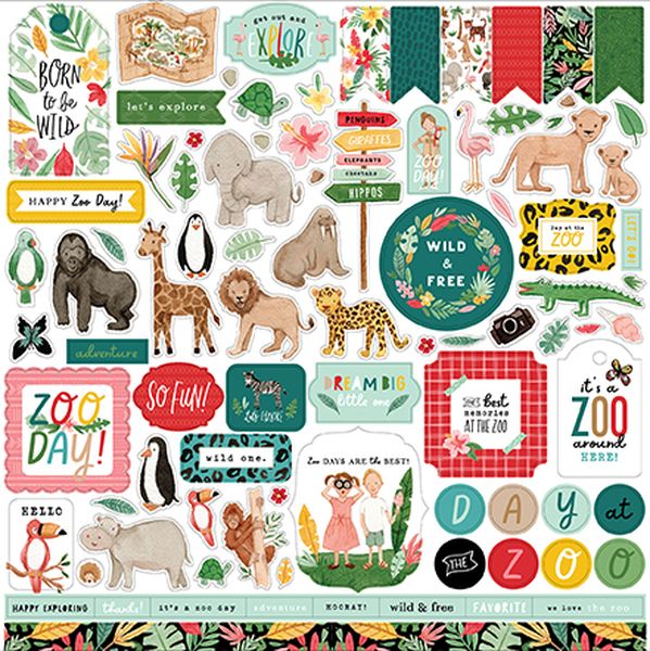 Animal Kingdom Element Stickers