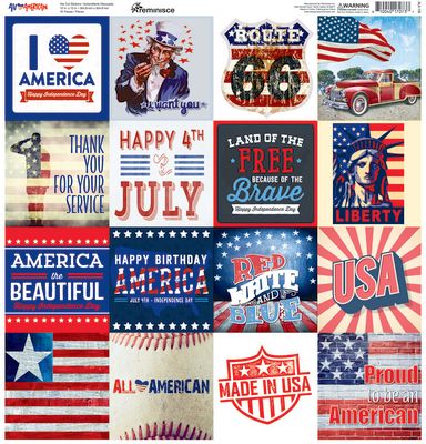 Reminisce All American Stickers