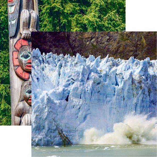Reminisce Alaskan Cruise: Calving Glacier DS Paper (1 Sheet)
