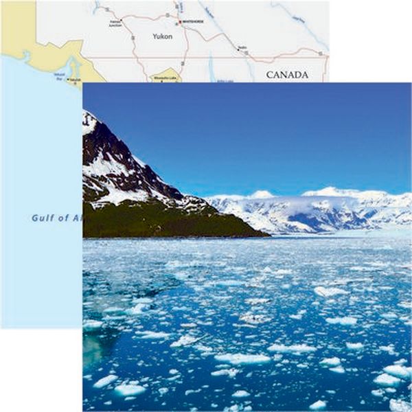 Reminisce Alaska Cruise: Icy Waters Papers DS Paper (1 Sheet)