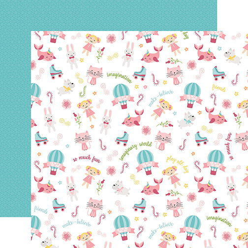 Echo Park All Girl: Imagination DS Paper (1 Sheet)