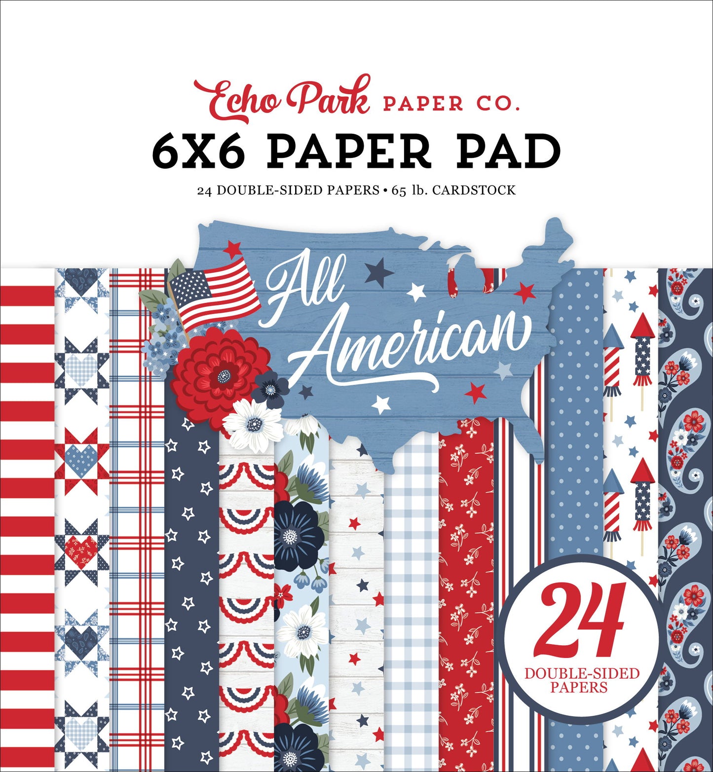 Echo Park All American 6x6 Paper Pad