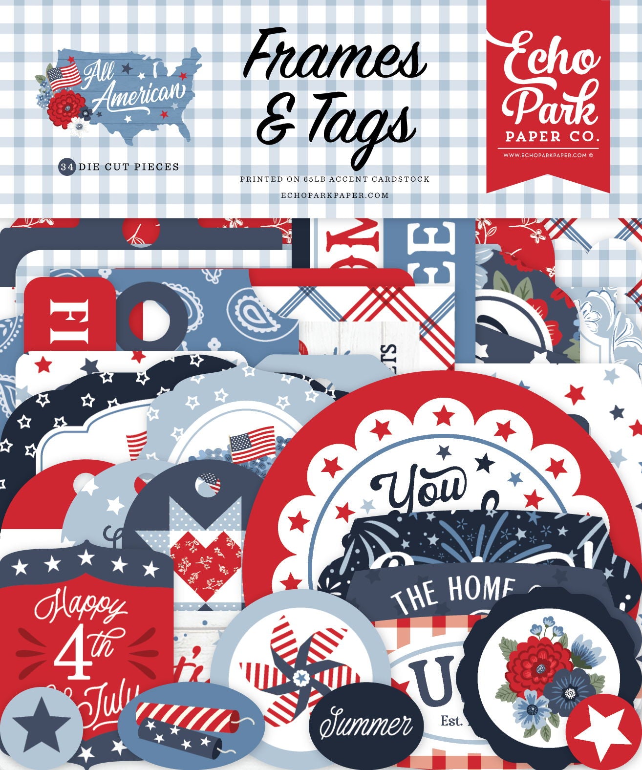Echo Park All American Frames & Tags