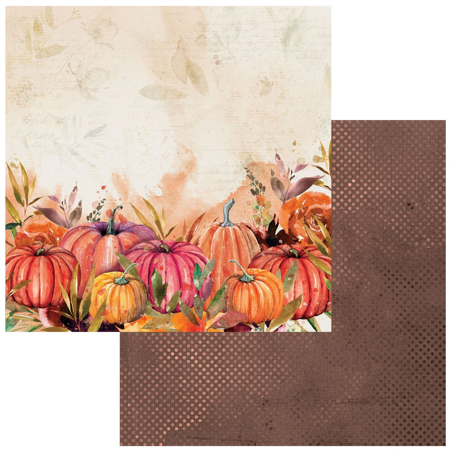 ARToptions Spice Double-Sided Cardstock 12"X12"-Caramel Toffee