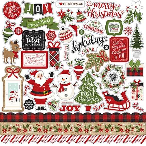 DISC - A Perfect Christmas Element Stickers