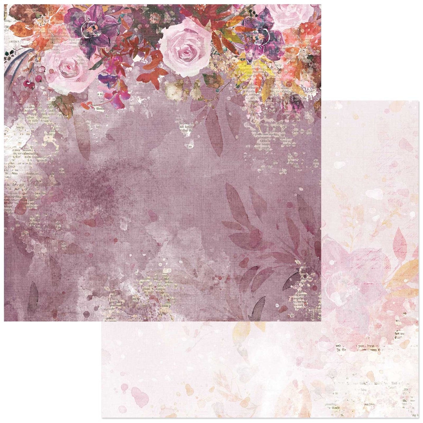 ARToptions Plum Grove Double-Sided Cardstock 12"X12"-Blossom