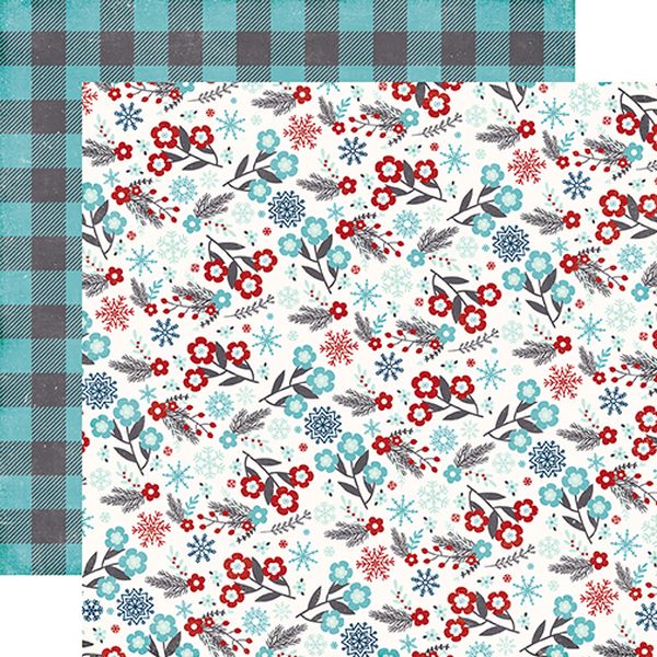 A Perfect Winter Floral Flurries DS Paper (1 Sheet)