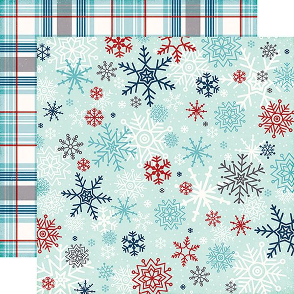 A Perfect Winter Snowflake Flurry DS Paper (1 Sheet)
