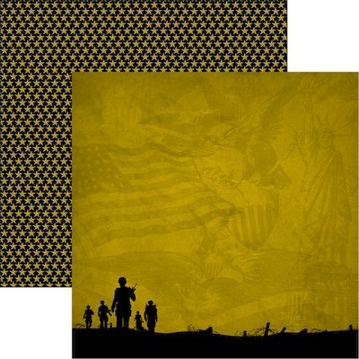 Reminisce Army: Army Brave Paper DS Paper (1 Sheet)