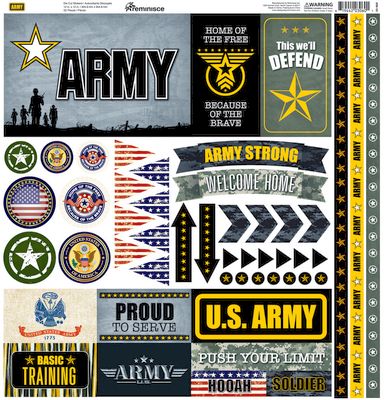 Reminisce Army Sticker