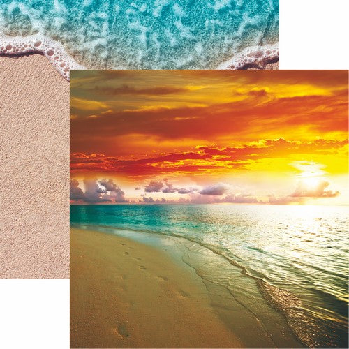 Reminisce At the Beach: Sunset in Paradise DS Paper (1 Sheet)