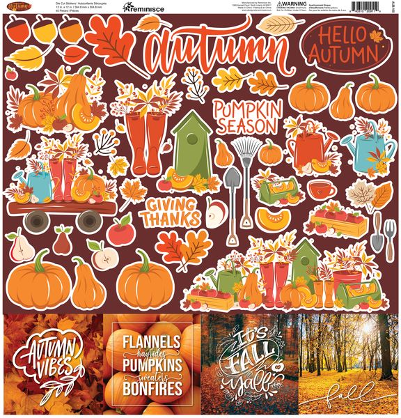 Reminisce Autumn Beauty12x12 Sticker