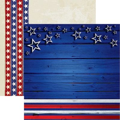 Reminisce American Vintage 2: Stars and S DS Paper (1 Sheet)