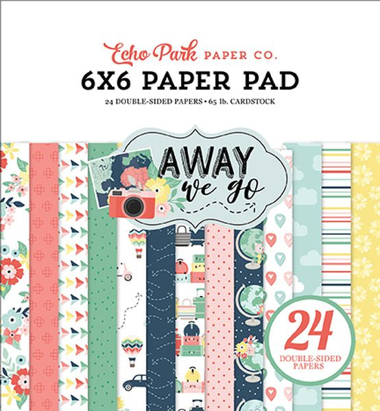 Echo Park Away We Go 6x6 Pad