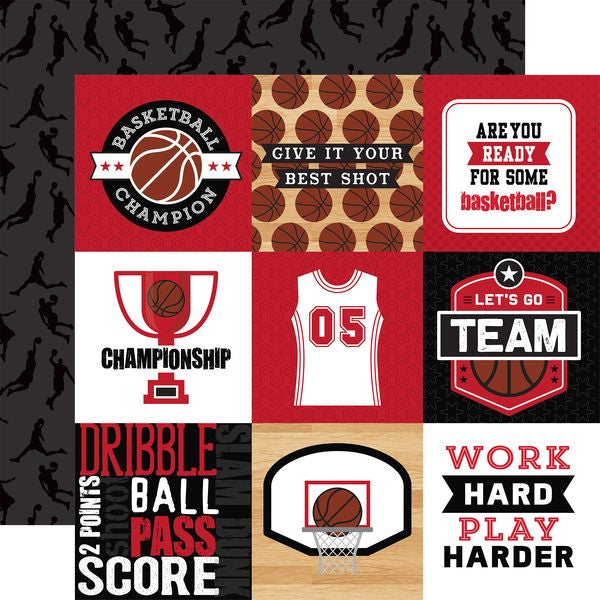 Echo Park Basketball: 4X4 Journaling C