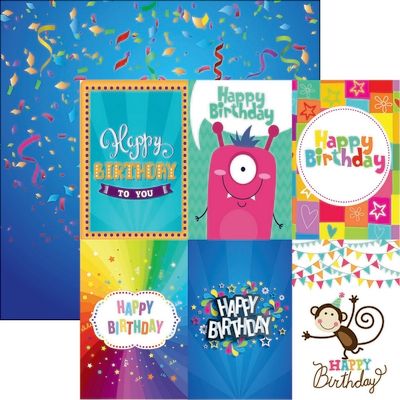 Reminisce Birthday Bash: Birthday Bonanza DS Paper (1 Sheet)