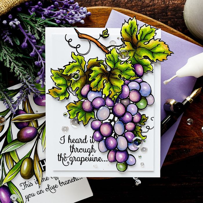 Colorado Craft Company Metal Die Set-The Grapevine-Big & Bold