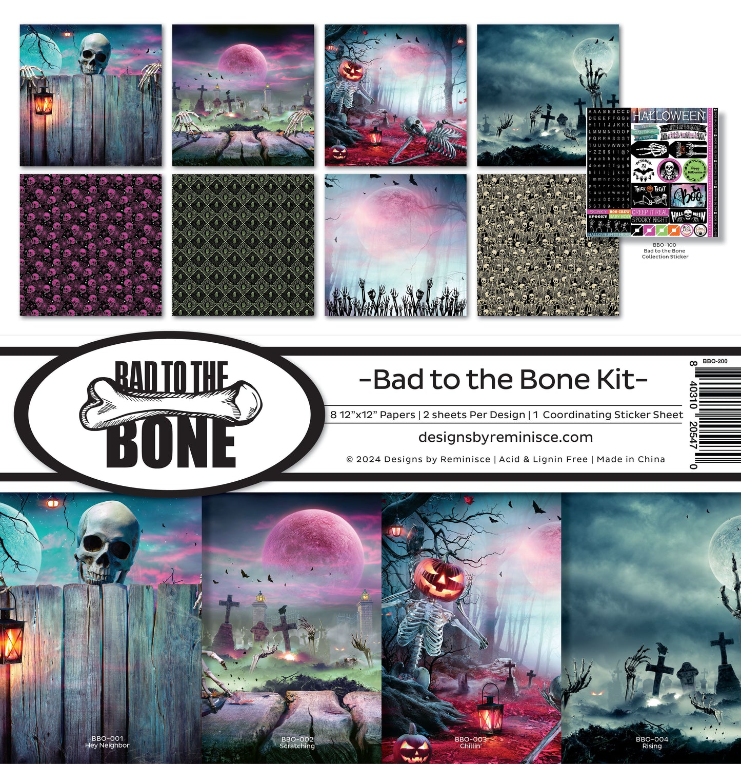 Reminisce Bad to the Bone Collection Kit
