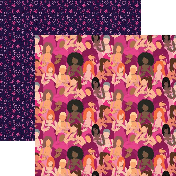Reminisce Breast Cancer Awareness: Stronger Together DS Paper (1 Sheet)