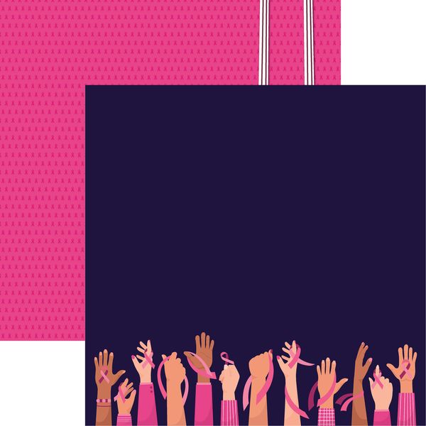 Reminisce Breast Cancer Awareness: Fight DS Paper (1 Sheet)