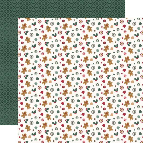 Echo Park Baking Christmas Cheer: Christmas Sweets 12x12 DS Paper (1 Sheet)
