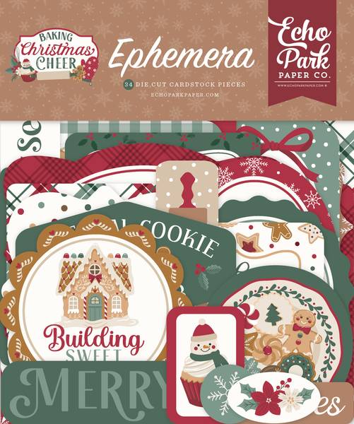 Echo Park Baking Christmas Cheer Ephemera