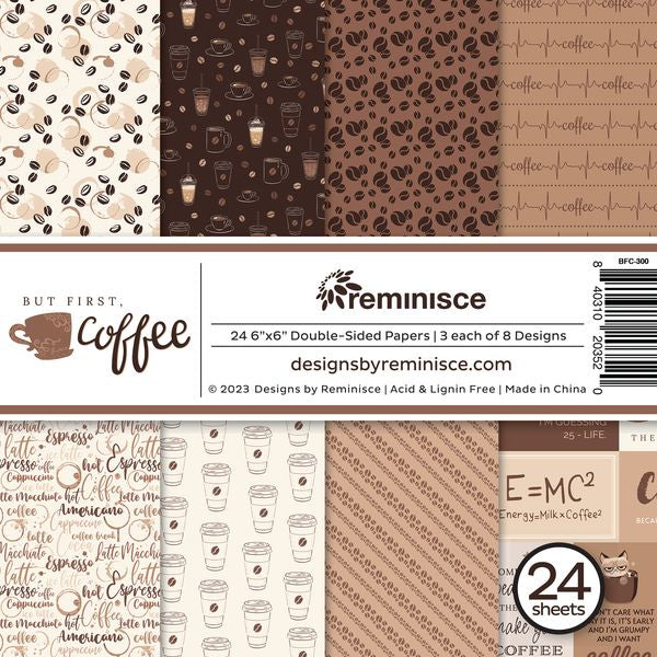 Reminisce But First Coffee 6x6 pack