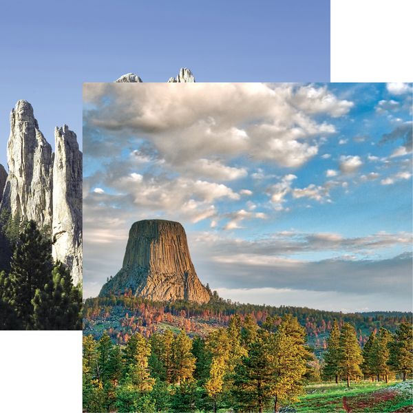 Reminisce Black Hills: Devils Tower DS Paper (1 Sheet)