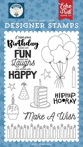Birthday Boy Birthday Fun Stamp