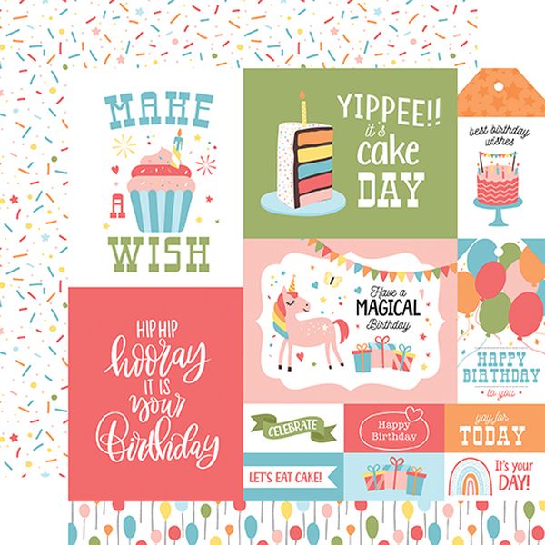 Echo Park Birthday Girl: Multi