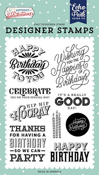 DISC - Happy Birthday To You Stamps