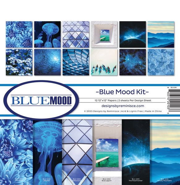 Reminisce Blue Mood Collection Kit